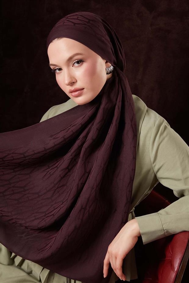 Mürdüm Sarmal Desen Naia Jakar Şal