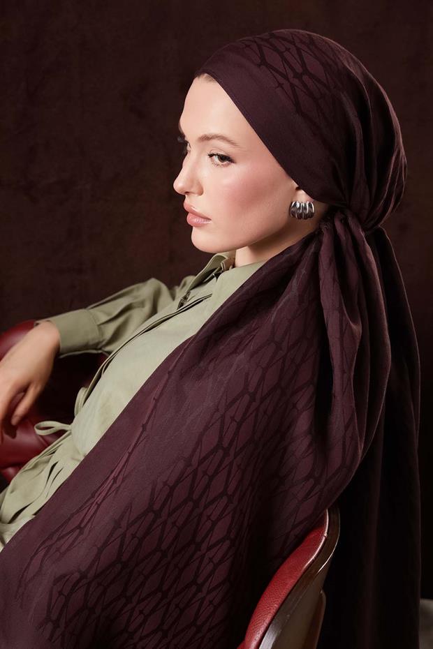 Mürdüm Sarmal Desen Naia Jakar Şal