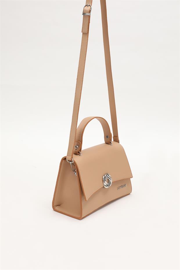 Nude Asimetrik El Çantası