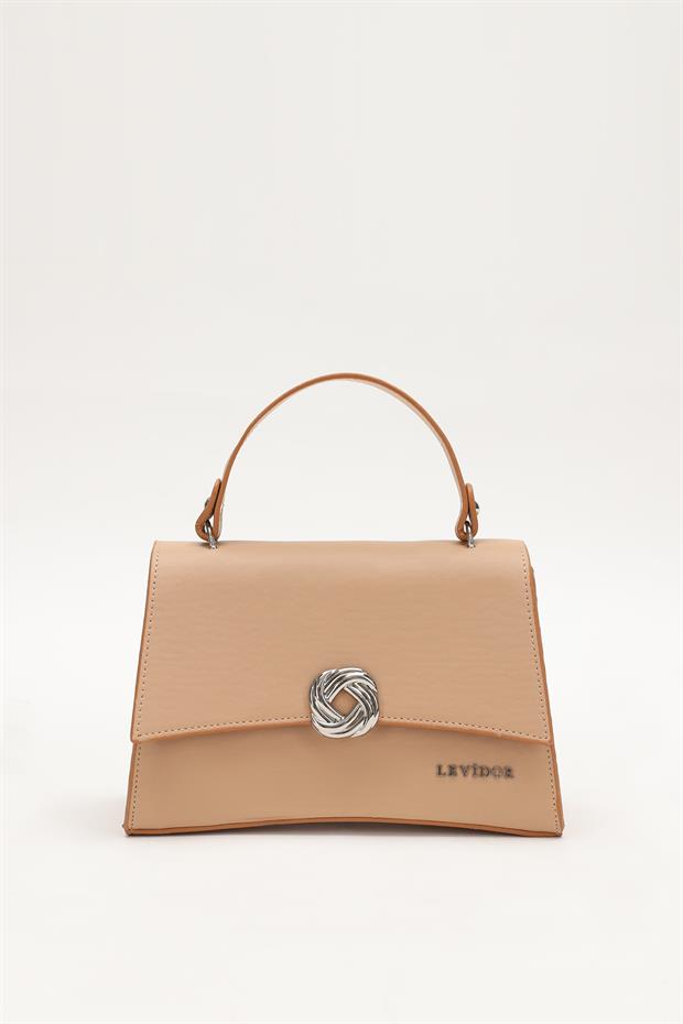 Nude Asimetrik El Çantası