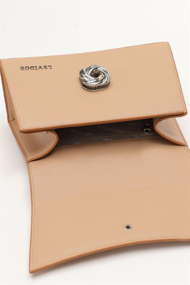 Nude Asimetrik El Çantası