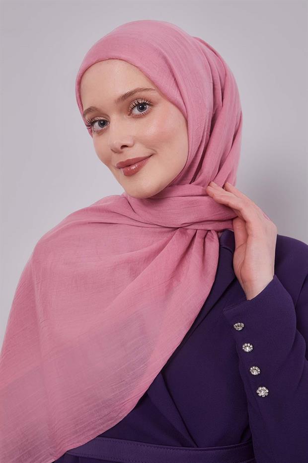 Pembe Düz Hawai Şal