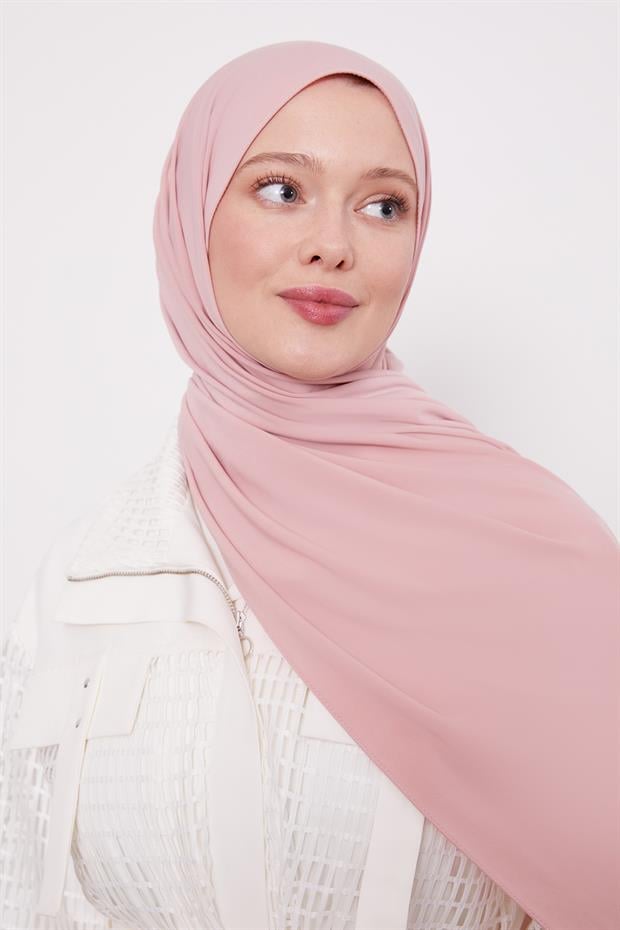 Pembe Düz Sandy Şal