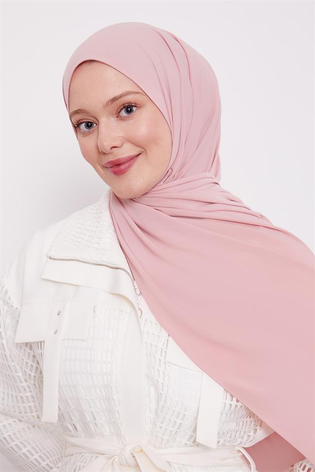 Pembe Düz Sandy Şal