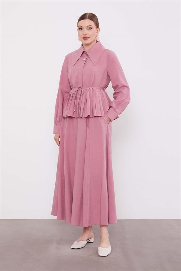 Pembe Etek Ucu Pileli Cupra Etek Takım