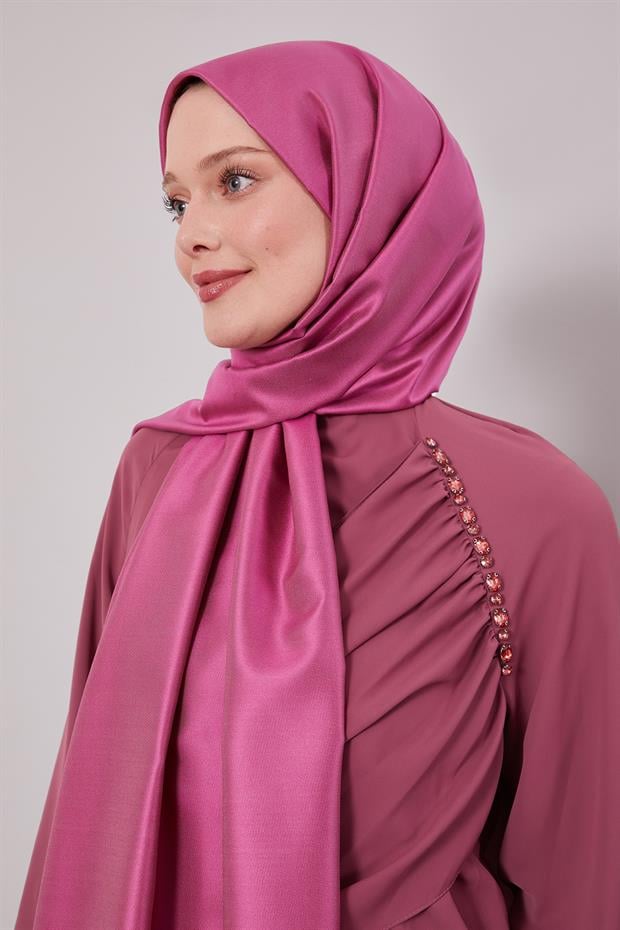 Pembe İpek Şal