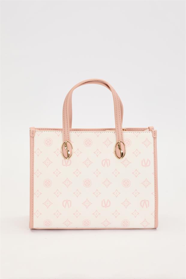 Pembe LVD Baskılı El Çantası