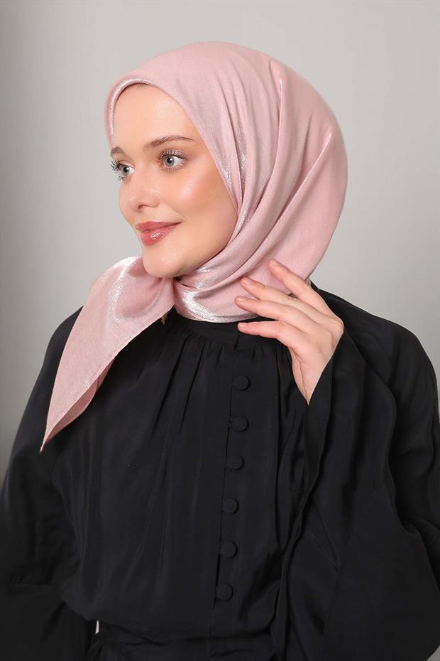 Pembe Pırıltı Eşarp
