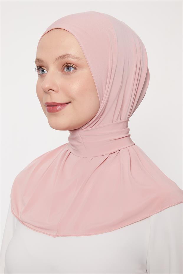 Pembe Pratik Spor Çıtçıt Şal Bone