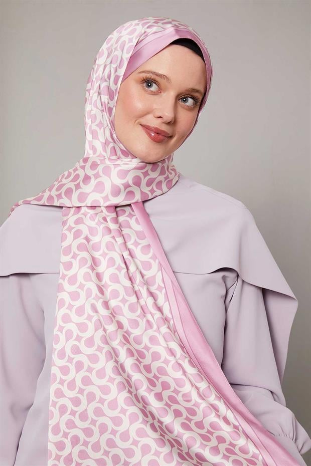 Pembe S Desen Angel Şal