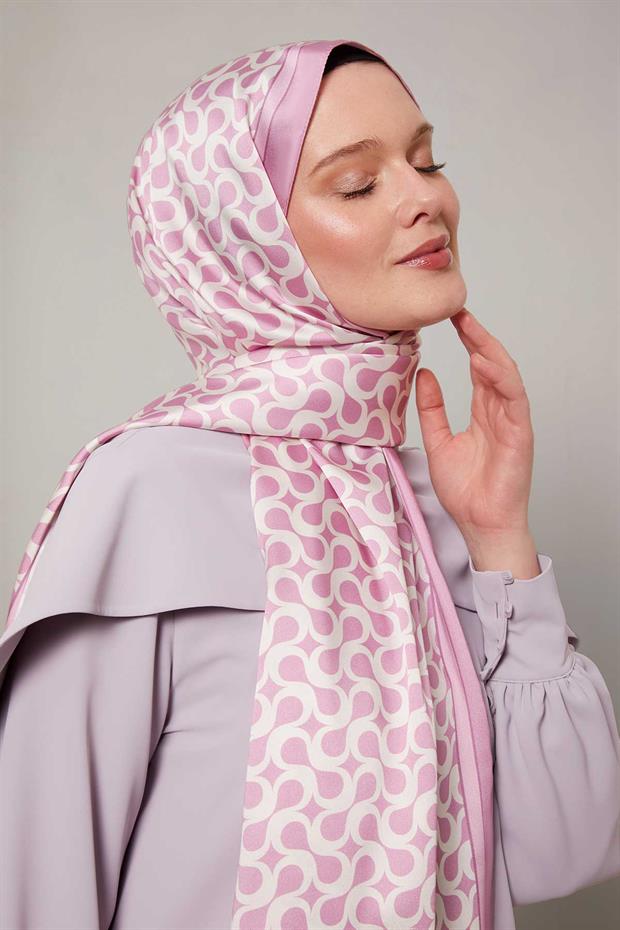 Pembe S Desen Angel Şal