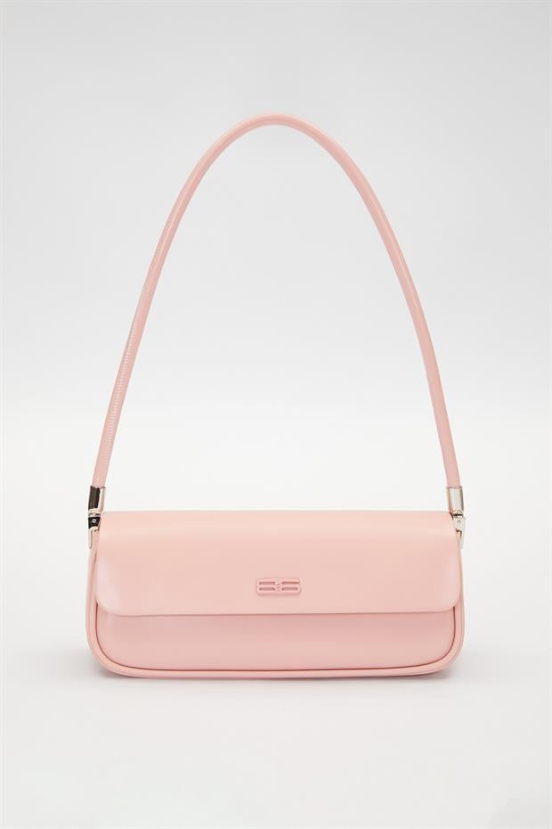Pembe Uzun Askılı Omuz Çantası