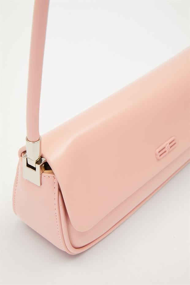 Pembe Uzun Askılı Omuz Çantası