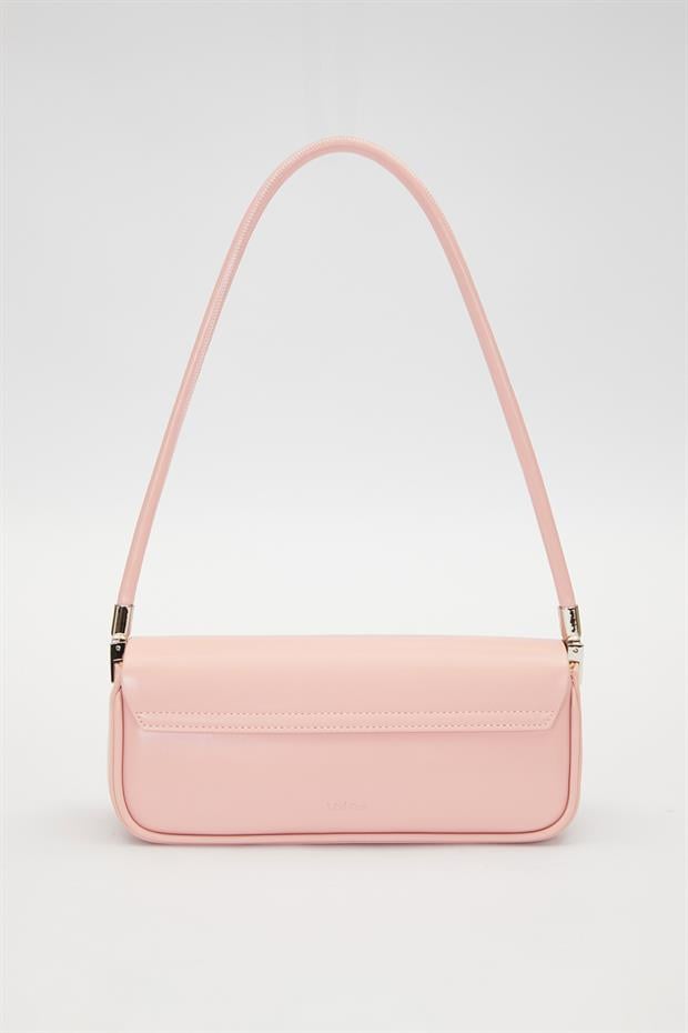 Pembe Uzun Askılı Omuz Çantası