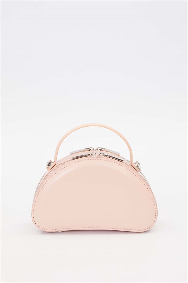 Pembe Yarım Ay Model Omuz Çantası