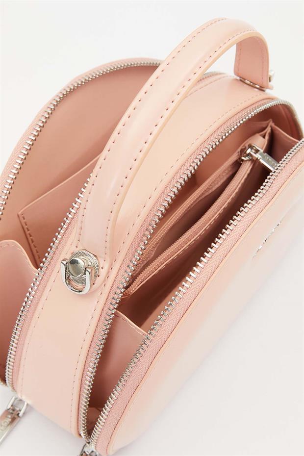 Pembe Yarım Ay Model Omuz Çantası