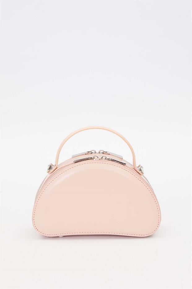 Pembe Yarım Ay Model Omuz Çantası