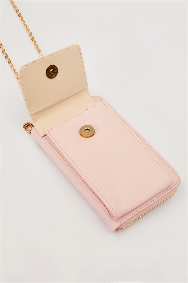 Pudra Baskı Model Zincirli Cüzdan