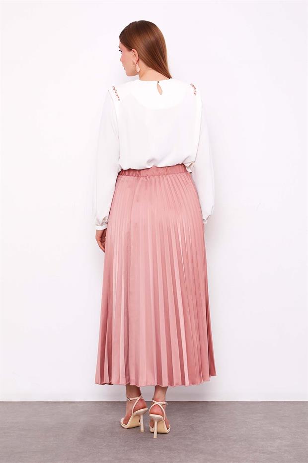 Pudra Piliseli Saten Etek