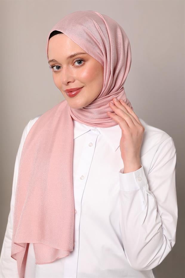 Pudra Simli Bodrum Şal