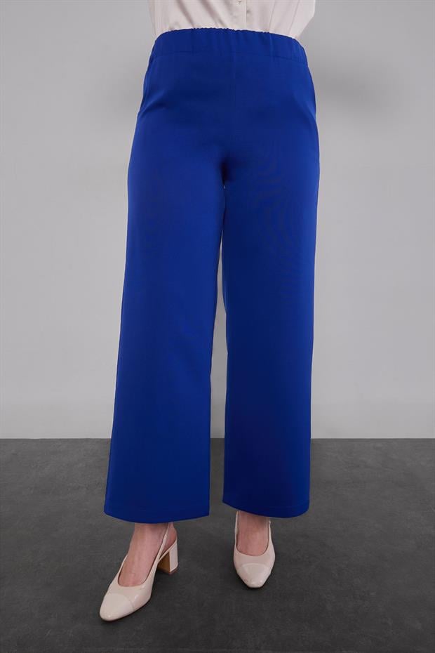 Saks Beli Lastikli Pantolon