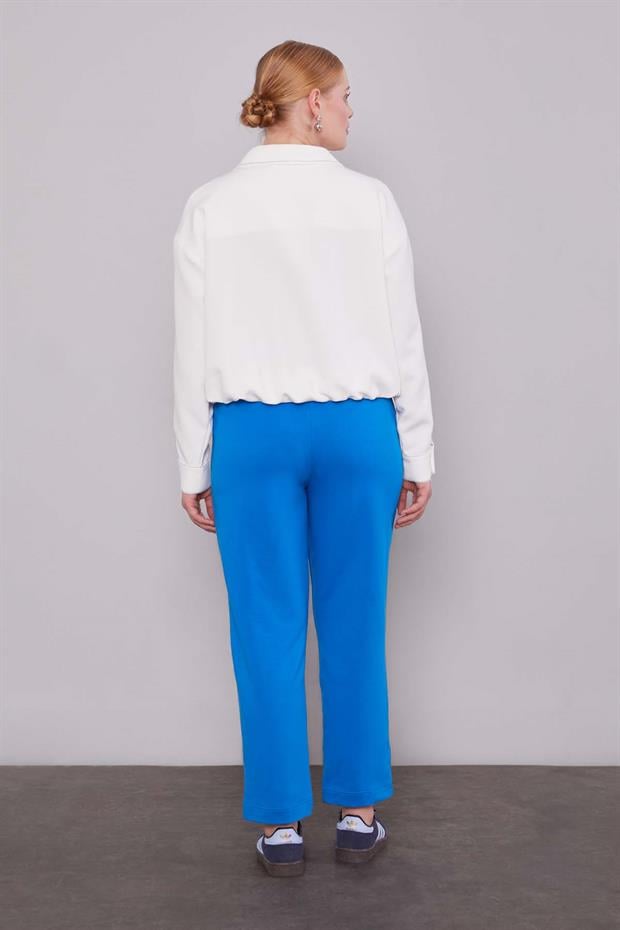 Saks Belli Lastikli Cepli Spor Pantolon