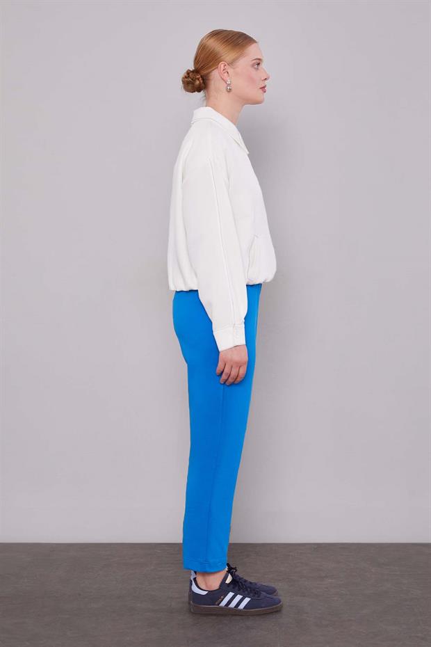 Saks Belli Lastikli Cepli Spor Pantolon