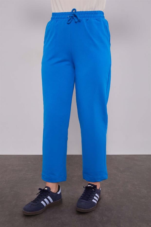 Saks Belli Lastikli Cepli Spor Pantolon