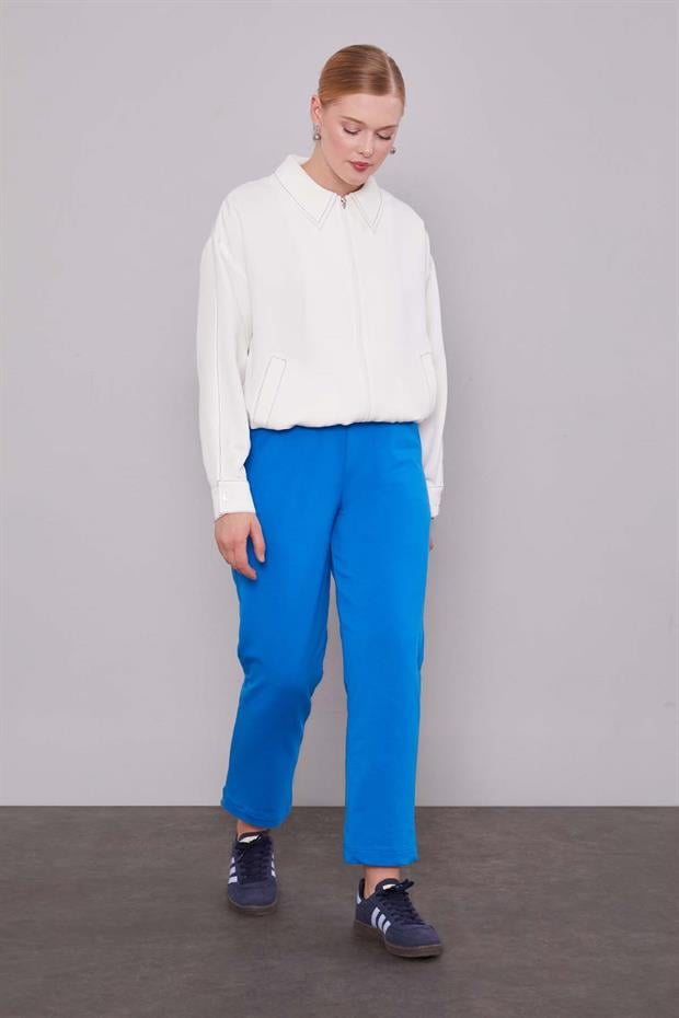 Saks Belli Lastikli Cepli Spor Pantolon