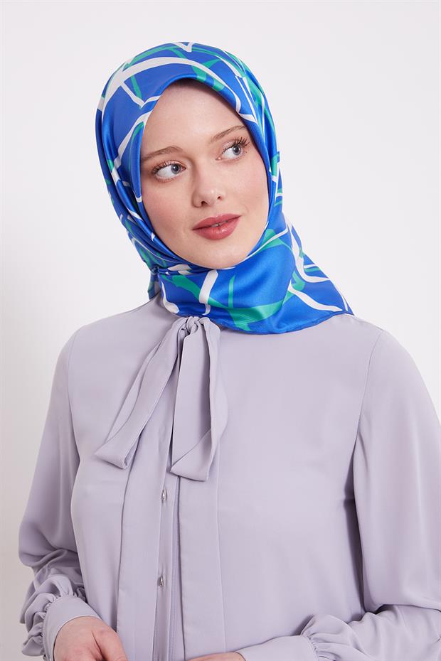 Saks Crack Desen Trend Twill Eşarp