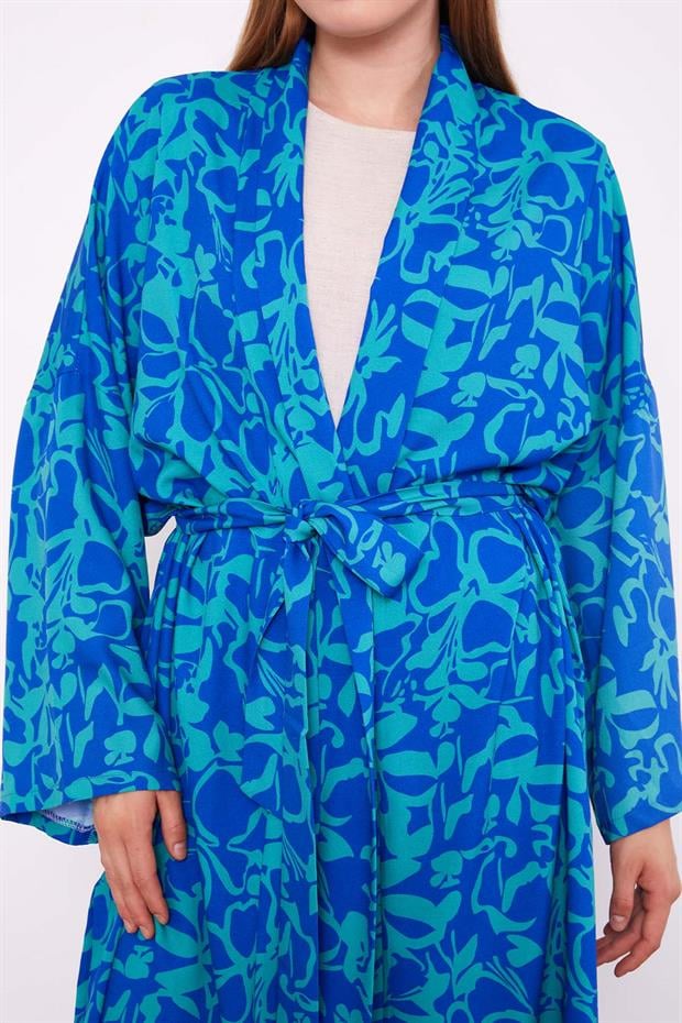 Saks Kimono Pantolon Takım