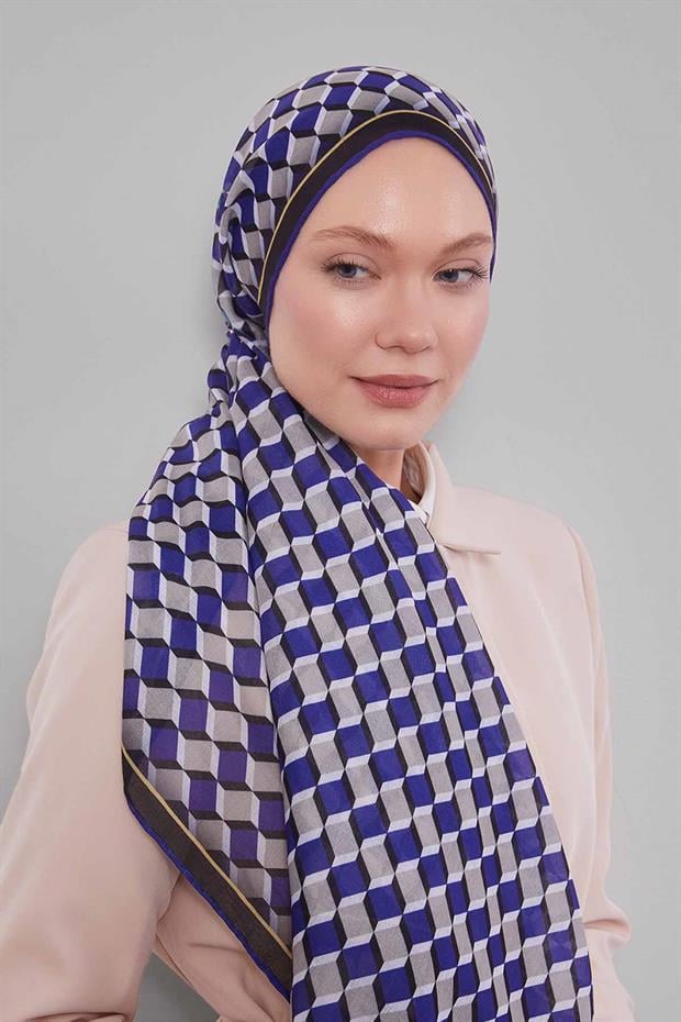 Saks Küp Desen Soft Eşarp