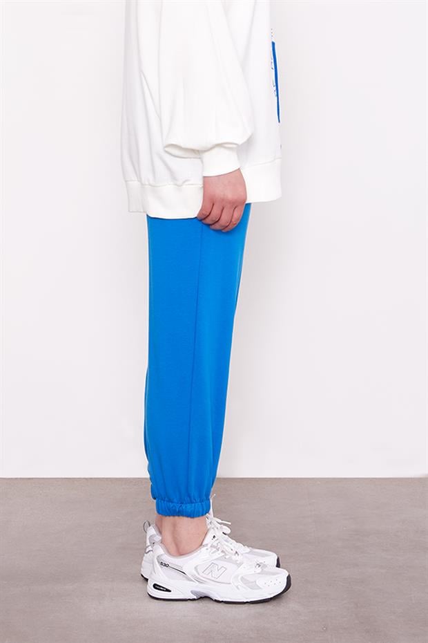 Saks Beli Lastikli Jogger Pantolon