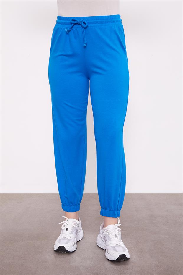 Saks Beli Lastikli Jogger Pantolon