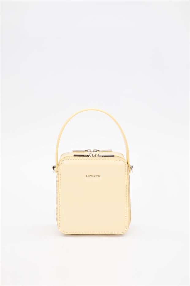 Sarı Dikdörtgen Model Omuz Çantası