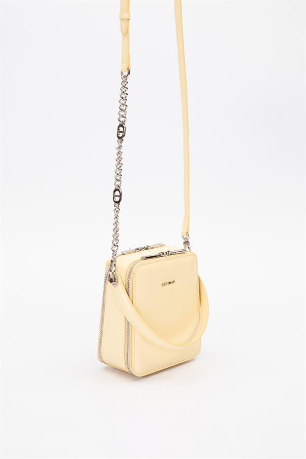 Sarı Dikdörtgen Model Omuz Çantası