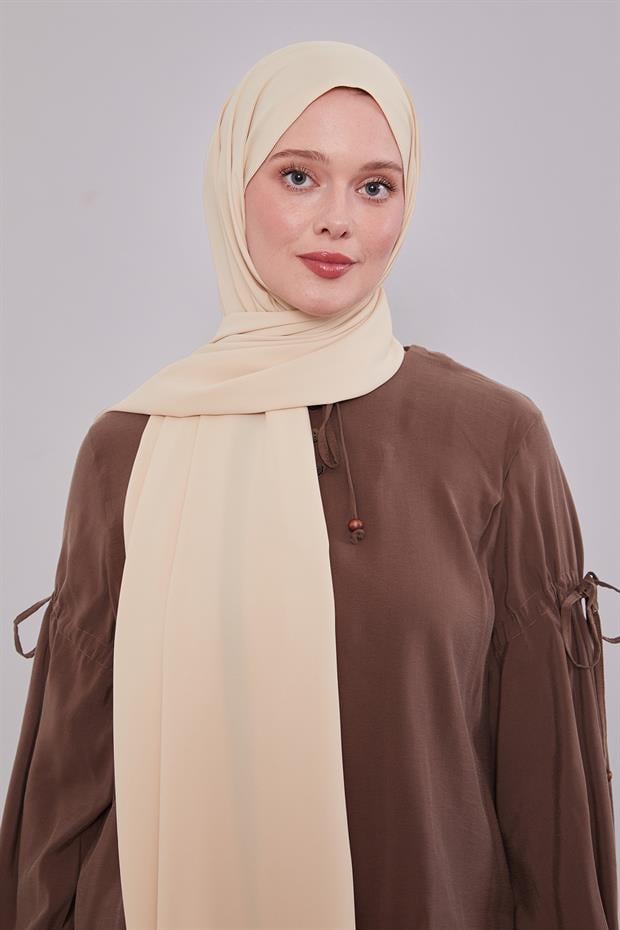 Sarı Düz Trend Şal