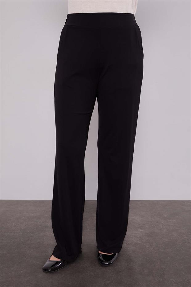 Siyah - Antrasit Çift Çiçek Motifli İkili Takım