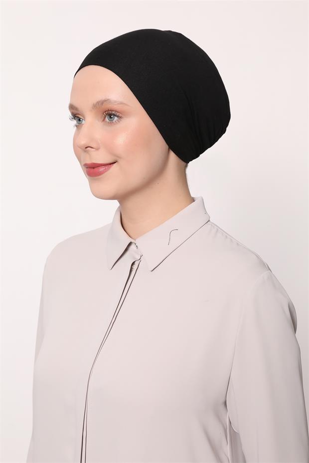 Siyah Battal Kalıp Bone