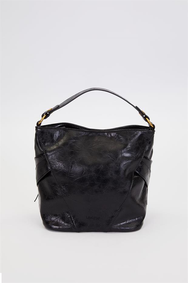 Siyah Cep Görünümlü El Çantası