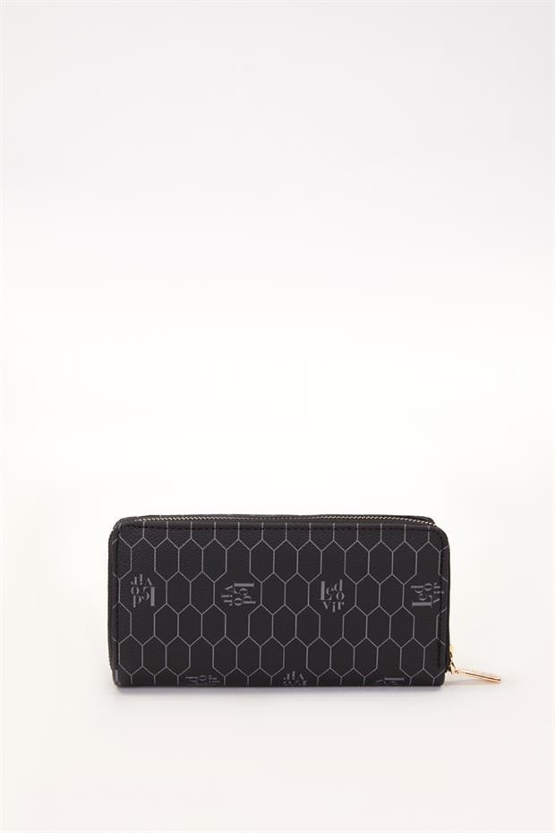 Siyah Çift Gözlü Cüzdan