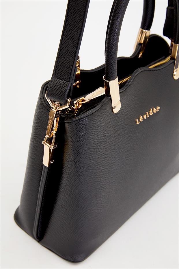 Siyah Dalga Kenar El Çantası