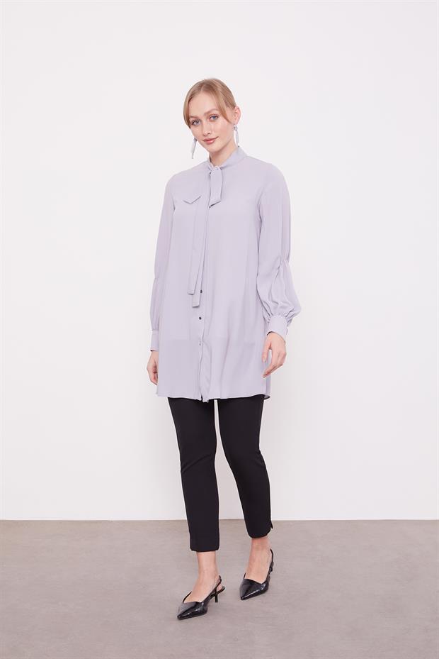 Siyah Dar Paça Pantolon