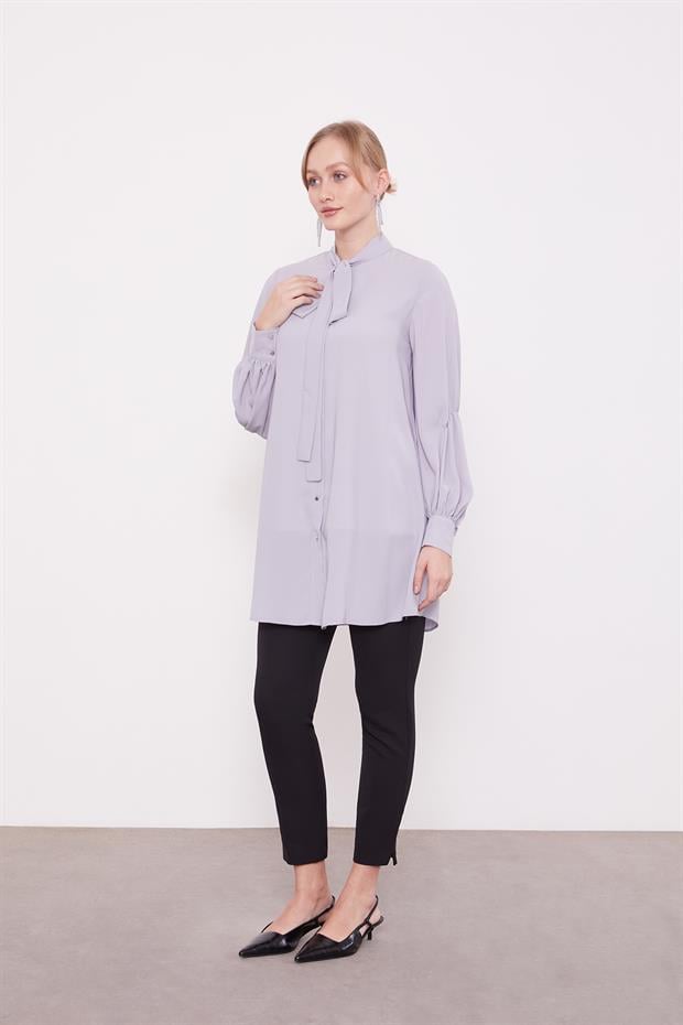 Siyah Dar Paça Pantolon