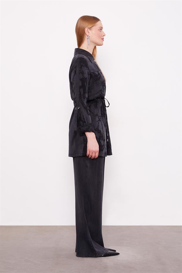 Siyah Kemerli Kol Detaylı Cupra İkili Takım