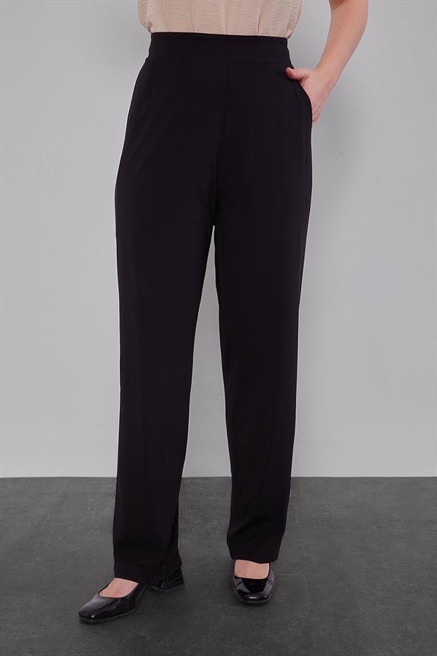 Siyah Leopar Kol Desenli İkili Takım