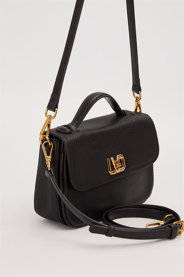 Siyah LVD Kilitli Omuz Çantası