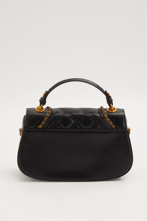 Siyah Oval Model El Çantası