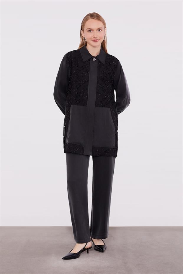 Siyah Sim Detaylı Cupra İkili Takım