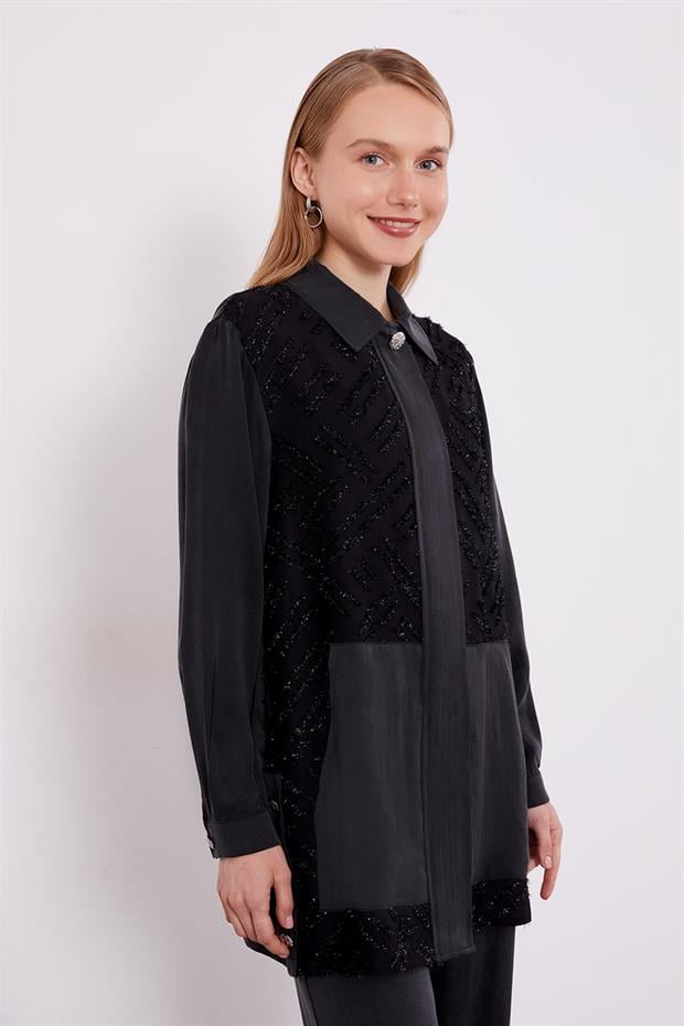 Siyah Sim Detaylı Cupra İkili Takım